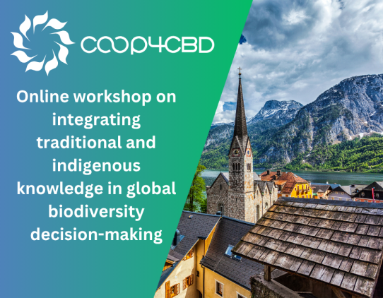 Featured image for CO-OP4CBD to organise an online workshop on traditional and indigenous knowledge in global biodiversity decision-making