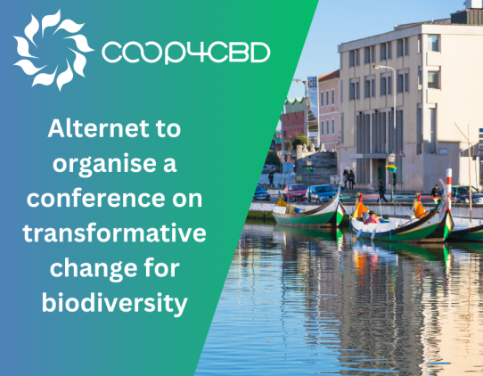 Featured image for CO-OP4CBD partner Alternet to organise a conference on transformative change for biodiversity
