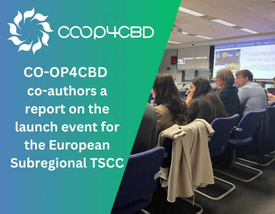 Featured image for CO-OP4CBD partners co-author new report on the launch of the European Subregional TSCC