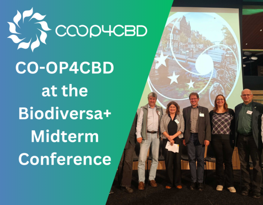 Featured image for CO-OP4CBD represented at the Biodiversa+ Midterm Conference