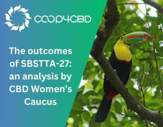 Featured image for The outcomes of SBSTTA-27: an analysis by CBD Women’s Caucus