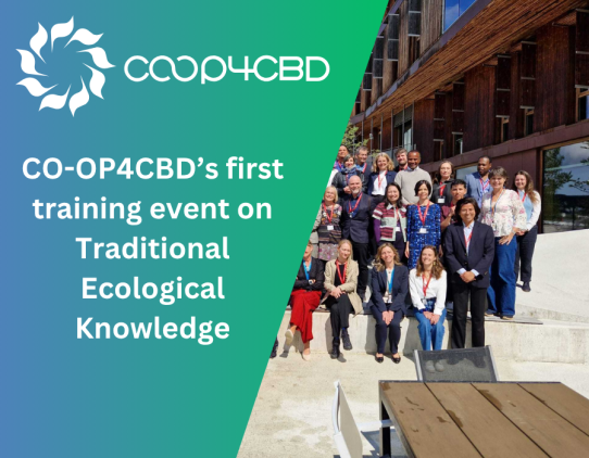 Featured image for CO-OP4CBD hosts its first training event on Traditional Ecological Knowledge in the context of the UN CBD