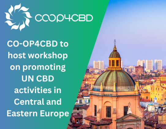 Featured image for CO-OP4CBD to Host Workshop on Promoting UN CBD Activities in Central and Eastern Europe at the 7th European Congress on Conservation Biology