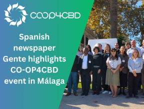 Featured image for CO-OP4CBD's Training and Networking Session in Málaga highlighted in Spanish newspaper Gente